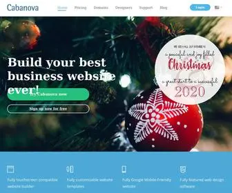 Cabanova.com(Website sitebuilder) Screenshot