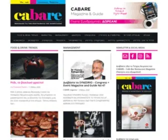 Cabare.gr(Περιοδικό CABARE) Screenshot