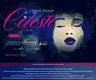 Cabaretceleste.com(Cirque Éloize) Screenshot