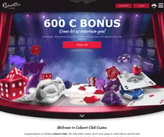 Cabaretclubcasino.net Screenshot