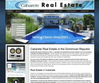 Cabareterealestate.com(Cabarete Real Estate) Screenshot