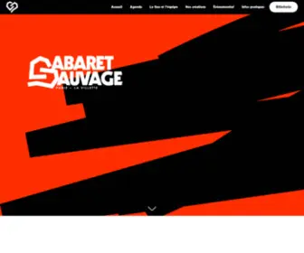 Cabaretsauvage.com(Cabaret Sauvage) Screenshot