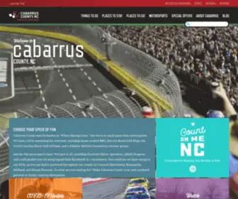 CabarruscVb.com(Visit Cabarrus) Screenshot