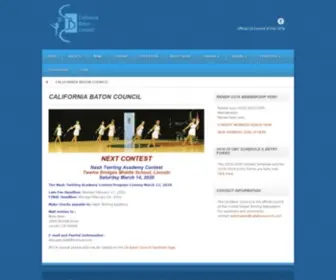 Cabatoncouncil.com(California Baton Twirling) Screenshot