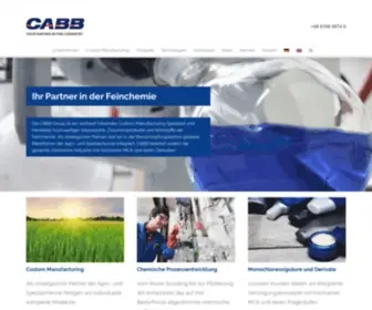 Cabb-Chemicals.com(CABB Chemicals) Screenshot