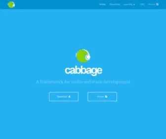 Cabbageaudio.com(Cabbage Audio) Screenshot