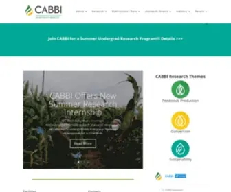 Cabbi.bio(Center for Advanced Bioenergy & Bioproducts Innovation) Screenshot