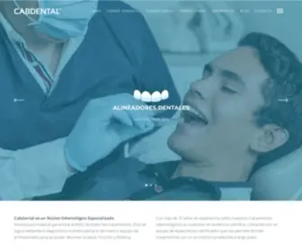 Cabdental.com(Cabdental Núcleo Odontológico Especializado) Screenshot