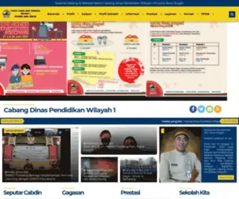 Cabdindikwil1.com(Cabang Dinas Pendidikan Wilayah 1) Screenshot