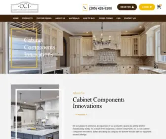 Cabdoors.com(Cabinet Components Innovations) Screenshot