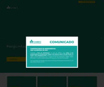 Cabec.com.br(Caixa de Previdência Privada BEC) Screenshot