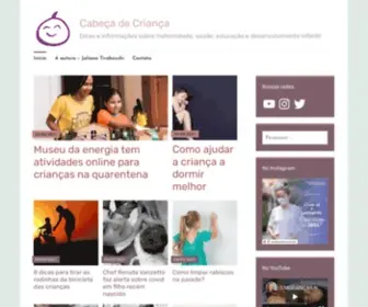 Cabecadecrianca.com(Cabeça de Criança) Screenshot