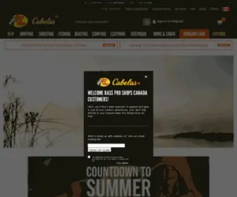 Cabelas.ca(Cabela's Canada) Screenshot