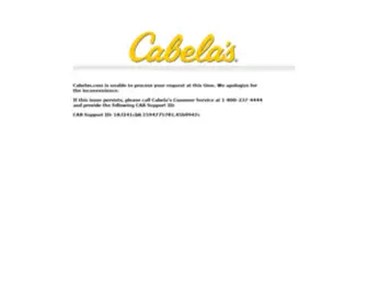 Cabelas.com(Cabela's Official Website) Screenshot