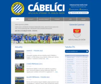 Cabelici.cz(Fotbal) Screenshot