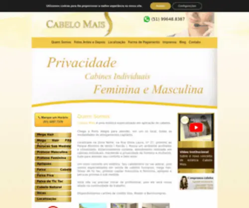 Cabelomais.com.br(Cabelo Mais) Screenshot