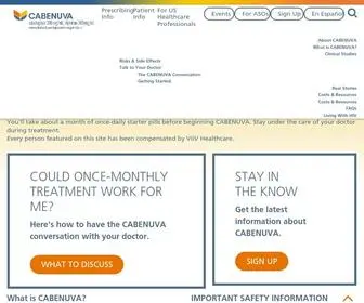 Cabenuva.com(Rilpivirine)) Screenshot