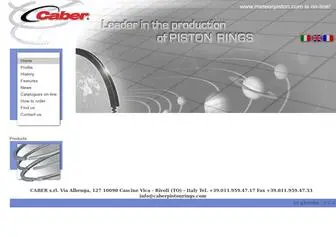 Caberpistonrings.com(Caber) Screenshot