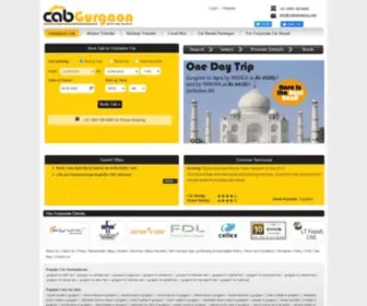 Cabgurgaon.com(Cabs in Gurgaon) Screenshot