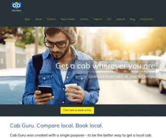 Cabguru.com(Cab Guru) Screenshot