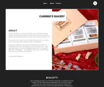 Cabibbosbakery.com(Cabibbo's Bakery) Screenshot