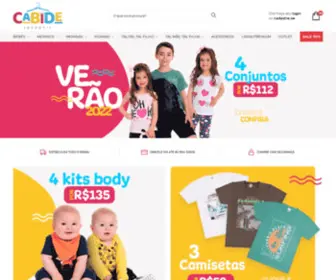 Cabideinfantil.com.br(Cabide Infantil) Screenshot