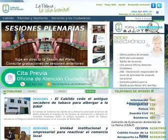 Cabildodelapalma.es(Cabildo Insular de La Palma) Screenshot