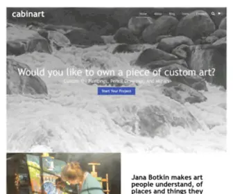 Cabinart.net(Jana Botkin) Screenshot