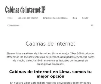 Cabinasdeinternet.com(Impresiones y) Screenshot