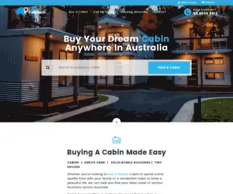 Cabinconnect.com.au(Cabins for Sale Australia Wide) Screenshot