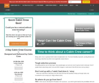 Cabincrewwings.com(Cabin Crew Training) Screenshot