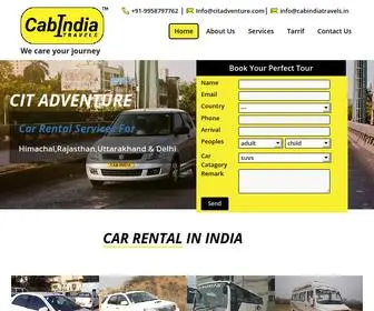 Cabindiatravels.in(Cabindia) Screenshot