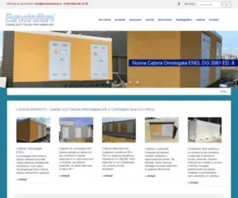 Cabinelettriche.it(Cabine Elettriche prefabbricate trasformazione Eurostrutture) Screenshot