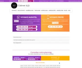 Cabinet-KLD-Voyance.fr(Cabinet KLD) Screenshot