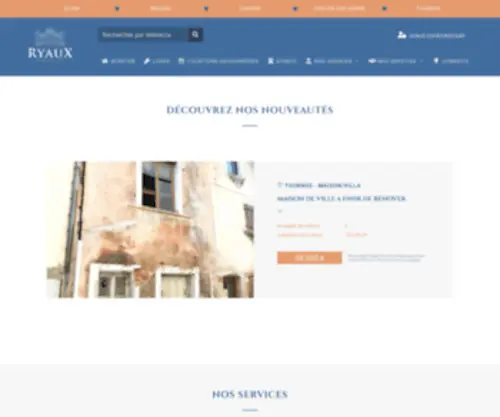Cabinet-Patrice-Ryaux.com(Immobilier Beaune) Screenshot