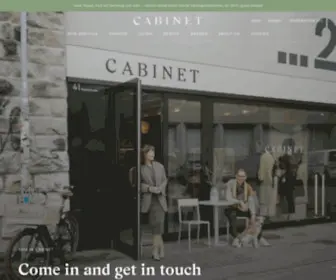 Cabinet-Store.ch(CABINET Store Zürich) Screenshot