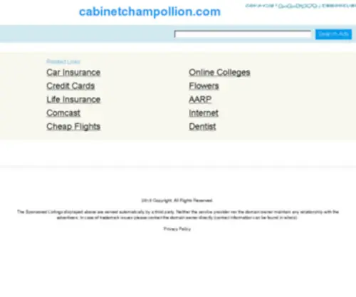 Cabinetchampollion.com(Agence de traduction professionnelle Paris Marseille Liège) Screenshot