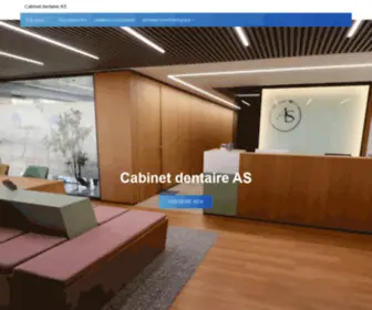 Cabinetdentaire-AS.com(Bienvenue au cabinet dentaire AS) Screenshot