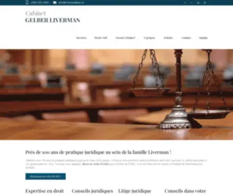 Cabinetgelberliverman.ca(Avocat litige) Screenshot