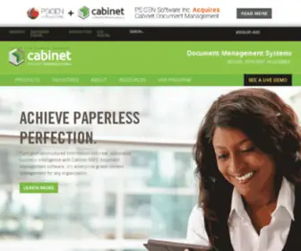 Cabinetpaperless.com(IIS Windows Server) Screenshot