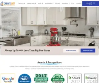 Cabinetscity.com(Kitchen cabinets store near Chicago) Screenshot