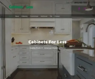 Cabinetsforlessllc.com(Cabinets For Less) Screenshot