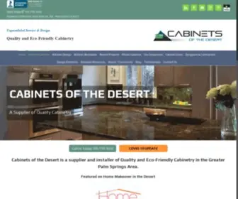 Cabinetsofthedesert.com(Cabinets of the Desert) Screenshot