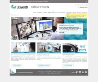 Cabinetvision.com(CABINET VISION) Screenshot