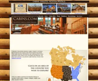Cabins.com(Cabin Rentals) Screenshot