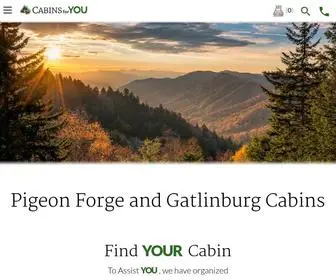 Cabinsforyou.com(Gatlinburg Cabins) Screenshot