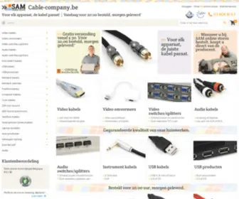 Cable-Company.be(De kabel specialist) Screenshot