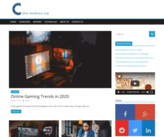 Cable-Modems.org(The Cable Modem Reference Guide) Screenshot