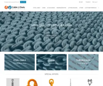 Cableandchain.com.au(Cableandchain) Screenshot