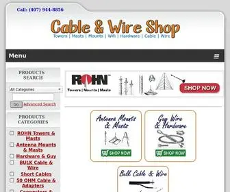 Cableandwireshop.com(Cable & Wire Shop) Screenshot